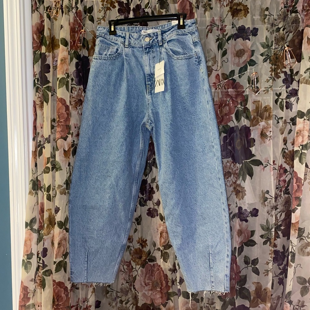 Zara High rise Slouchy jeans